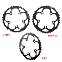GOLDIX 110bcd chainring 5 bolt 50 34 Double Chainring Road bike Folding For Sram FSA crankset 9 10 11 Speed 110 bcd chainring