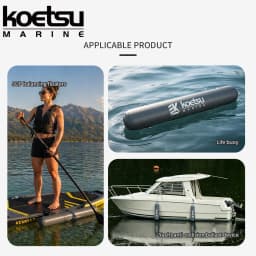 KOETSU SUP Balance Stabilizer Straps for Paddle Board, Inflatable Pontoon Kayak Outrigger Fishing Boat Rigging Belt, 2 Pack
