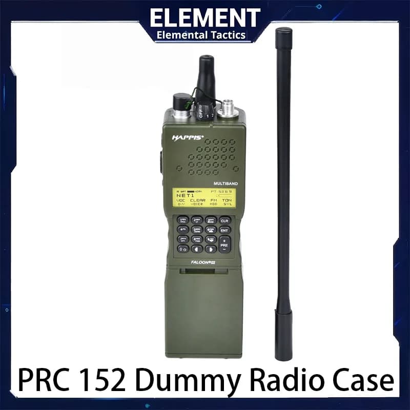 Tactical Military Softair Army Radio PRC 152 / PRC 148 Dummy Radio Case Antenna Package Talkie Walkie Interphone Model Cospaly