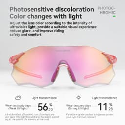 ROCKBROS Local Shipping Cycling Glasses Polarized Glasses or Photochromic Glasses UV400+ Light Windproof Sports Running Glasses