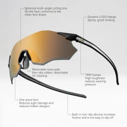 ROCKBROS Local Shipping Cycling Glasses Polarized Glasses or Photochromic Glasses UV400+ Light Windproof Sports Running Glasses