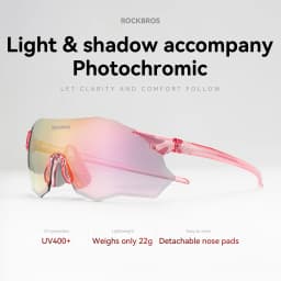 ROCKBROS Local Shipping Cycling Glasses Polarized Glasses or Photochromic Glasses UV400+ Light Windproof Sports Running Glasses
