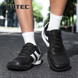 Wide-Toe Shoes, Summer Breathable Mesh Sports Shoes, Suitable for Both Men and Women as Outdoor Travel Shoes