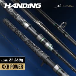 [From Poland] HANDING SINDOREI Fishing Rod 260g Lure Weight H/XH/XXH Fast Action Fishing Rods for Pike Snakehead Rods 2.13-2.69M