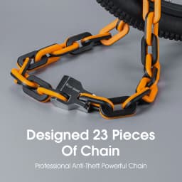 WEST BIKING Bicycle Lock MTB Road Bike Heavy Duty Safety Anti-Theft Chain Lock for Motorcycle Lengthen Thicken Chain Anti-Rust
