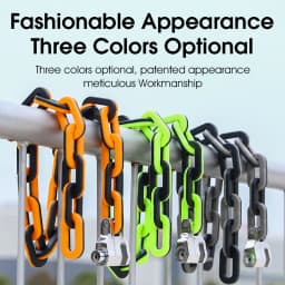 WEST BIKING Bicycle Lock MTB Road Bike Heavy Duty Safety Anti-Theft Chain Lock for Motorcycle Lengthen Thicken Chain Anti-Rust