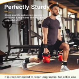 2Pcs Adjustable Magnetic Weighted Wrist Ankle Weights Bracelet 1LB Each for Yoga Fitness Walking Training