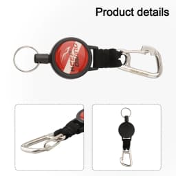 Compact Retractable Lanyard for Scuba Diving with For BCD Mount and Functional Design for Snorkeling and Spearfishing Tasks