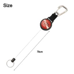 Compact Retractable Lanyard for Scuba Diving with For BCD Mount and Functional Design for Snorkeling and Spearfishing Tasks