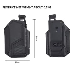Right Hand Tactical Holster Universal Hunting Holder Use with X300U-A Flashlight For SIG SAUER WALTHER