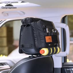 CAMPINGMOON Camping Rear Seat Headrest Expansion Storage Bag Off road Equipment Storage Bag BK-PL