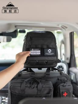 CAMPINGMOON Camping Rear Seat Headrest Expansion Storage Bag Off road Equipment Storage Bag BK-PL