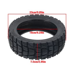 10x2.75-6.5 Tubeless Tire for KuKirin G2 G3 A1 Electric Scooter, High Compatibility Vacuum Tire with Curved Air Nozzle