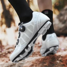 Unisex Cycling Shoes Breathable SPD Road Cycling Shoes Professional MTB Mountain Cycling Shoes Lockless Training Cycling Shoes