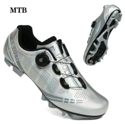 Unisex Cycling Shoes Breathable SPD Road Cycling Shoes Professional MTB Mountain Cycling Shoes Lockless Training Cycling Shoes