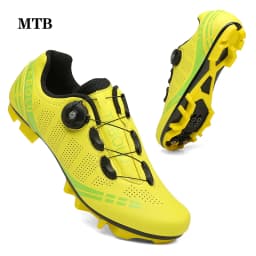 Unisex Cycling Shoes Breathable SPD Road Cycling Shoes Professional MTB Mountain Cycling Shoes Lockless Training Cycling Shoes