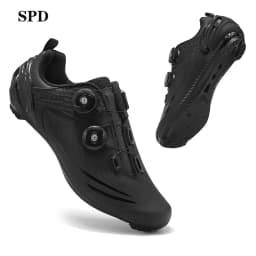 Unisex Cycling Shoes Breathable SPD Road Cycling Shoes Professional MTB Mountain Cycling Shoes Lockless Training Cycling Shoes