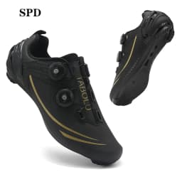 Unisex Cycling Shoes Breathable SPD Road Cycling Shoes Professional MTB Mountain Cycling Shoes Lockless Training Cycling Shoes