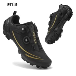Unisex Cycling Shoes Breathable SPD Road Cycling Shoes Professional MTB Mountain Cycling Shoes Lockless Training Cycling Shoes