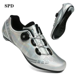 Unisex Cycling Shoes Breathable SPD Road Cycling Shoes Professional MTB Mountain Cycling Shoes Lockless Training Cycling Shoes