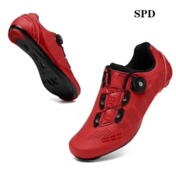 Unisex Cycling Shoes Breathable SPD Road Cycling Shoes Professional MTB Mountain Cycling Shoes Lockless Training Cycling Shoes