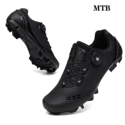 Unisex Cycling Shoes Breathable SPD Road Cycling Shoes Professional MTB Mountain Cycling Shoes Lockless Training Cycling Shoes