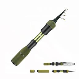 Cadence Elves Ultralight Telescopic Fishing Rod 77g 23.5cm 3kg Test Curve Lightweight Portable Fishing Gear