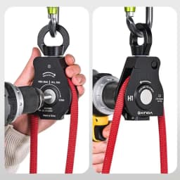 1PC High Capacity Safety Rope Retrievers Retractor For Mountaineering And Rescuing