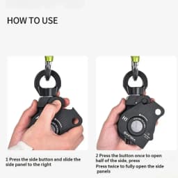 1PC High Capacity Safety Rope Retrievers Retractor For Mountaineering And Rescuing