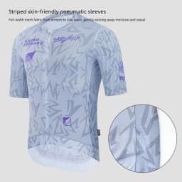 YKYW Man Short Sleeve Cycling Jersey Breathable Seamless Printed Bike Shirt Quick-drying Sportswear Outdoor Clothing  Reflective