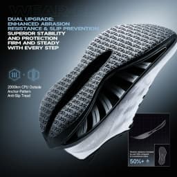 Xtep Light Boat MAX Stronger Propulsive Force For Male Lightweight Rebound Height-Increasing Running Shoes 874219110095