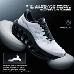 Xtep Light Boat MAX Stronger Propulsive Force For Male Lightweight Rebound Height-Increasing Running Shoes 874219110095