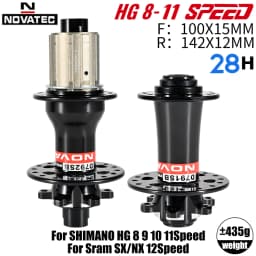 Novatec D791SB D792SB MTB Road Bicycle Disc Brake Hubs 100x12 142x12 100x9 135x10 6-Bolt 24/28/32H Center Lock QR 8 9 10 11S