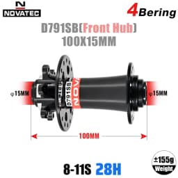 Novatec D791SB D792SB MTB Road Bicycle Disc Brake Hubs 100x12 142x12 100x9 135x10 6-Bolt 24/28/32H Center Lock QR 8 9 10 11S