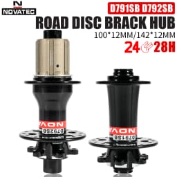 Novatec D791SB D792SB MTB Road Bicycle Disc Brake Hubs 100x12 142x12 100x9 135x10 6-Bolt 24/28/32H Center Lock QR 8 9 10 11S
