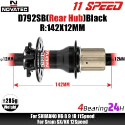 Novatec D791SB D792SB MTB Road Bicycle Disc Brake Hubs 100x12 142x12 100x9 135x10 6-Bolt 24/28/32H Center Lock QR 8 9 10 11S