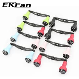 EKFan Baitcasting Fishing Reel Handle 105mm Carbon Fiber TPE Knob for Dai/Shima 8x5mm Modification Reel Handle Saltwater