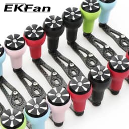 EKFan Baitcasting Fishing Reel Handle 105mm Carbon Fiber TPE Knob for Dai/Shima 8x5mm Modification Reel Handle Saltwater