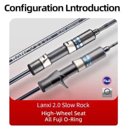 FISHINGFANS RANCY FUJI O GUIDE SOLID TIP 1.93m SLOW PITCH JIGGING ML M MH 150-400g SALTWATER BOAT SLOW JIGGING FISHING ROD