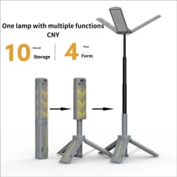 Outdoor Portable Telescopic Camping Light Multifunctional Flashlight Rechargeable LED Tent Light For Outdoor Travel Fishing