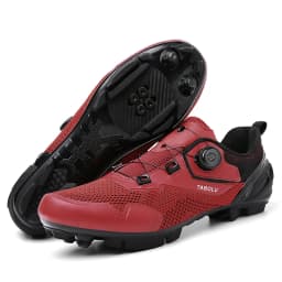 Men's Cycling Shoes Professional MTB Mountain Bike Shoes Knitted Breathable SPD Road Lock Shoes Ladies SPD Cleats Cycling Shoes