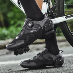 Men's Cycling Shoes Professional MTB Mountain Bike Shoes Knitted Breathable SPD Road Lock Shoes Ladies SPD Cleats Cycling Shoes