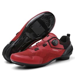 Men's Cycling Shoes Professional MTB Mountain Bike Shoes Knitted Breathable SPD Road Lock Shoes Ladies SPD Cleats Cycling Shoes