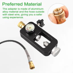 Outdoor Easy Install Scubas Diving Tanks Refill Adapter Set Oxygen Cylinder Adapter Practical Outdoor Diving Accessory