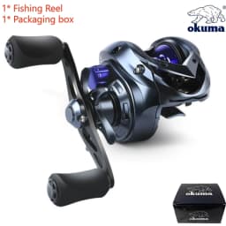 OKUMA Baitcasting Reel 7.2:1 8KG Max Drag Metal Wire Cup Fishing Reel For Bass in Ocean Environment Casting Reel Accessories