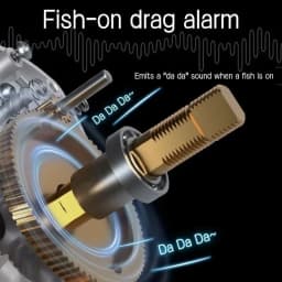 OKUMA Baitcasting Reel 7.2:1 8KG Max Drag Metal Wire Cup Fishing Reel For Bass in Ocean Environment Casting Reel Accessories