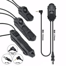 AXON Tactical Remote Pressure Switch Mod Button Compatible with SF M300 M600 2.5 3.5 Crane Plug Fit 20mm Rail for NGAL PEQ OGL