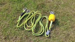 Heavy-Duty Boat Towing with Stainless Steel Connector for Towing Rope, Boat Tow Rope, Kayak Rowing Rope, Inflatable Pontoon