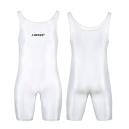 AMORESY Men Sexy Glossy Smooth Bodybuilder Singlet Sleeveless Running Catsuits Fitness Yoga Sports Jumpsuit Cycling Solid Tights