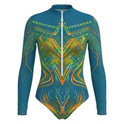 Women's 2026 New Long Sleeve One Piece Swimsuit SPF Sun Protection Swimwear Long Pants Quick Dry Sexy Beach Suit Beachwear